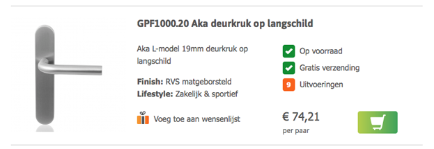 Nieuwe weergave website