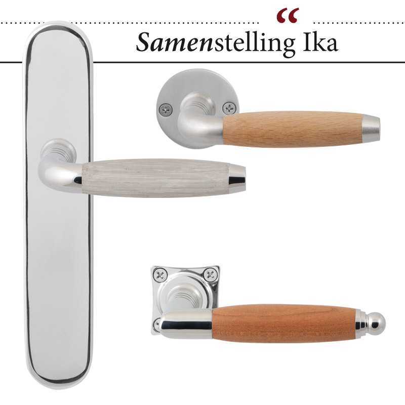 Samenstelling Ika deurbeslag met hout