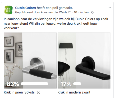 Poll favoriete deurkruk